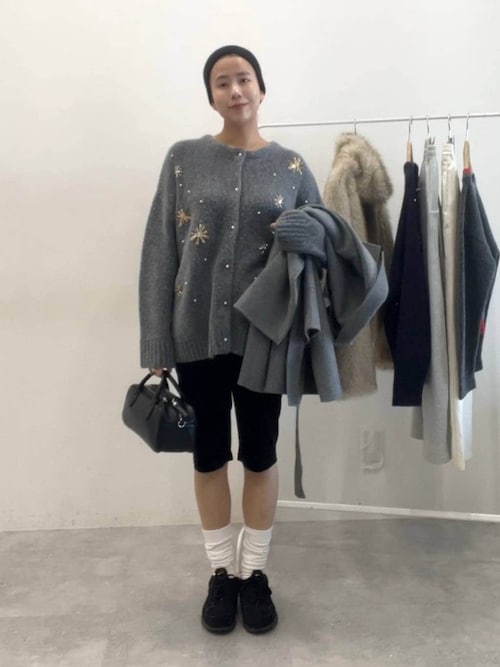 モチーフビーズカーディガン/629915（カーディガン/ボレロ）｜JEANASIS