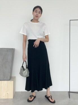 「ジーナシス」｜「アイテム（ハンドバッグ）」を使った、古屋美咲さん（レディース・167cm）の春コーディネート