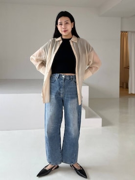 古屋美咲さん（レディース・167cm）の春コーディネート