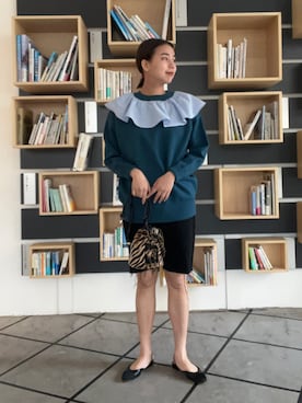 「新年一発目」｜「アイテム（ハンドバッグ）」を使った、古屋美咲さん（レディース・166cm）の冬コーディネート