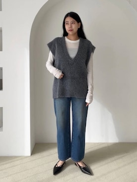 古屋美咲さん（レディース・167cm）の春コーディネート