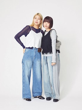 古屋美咲さん(レディース・167cm)の春コーディネート