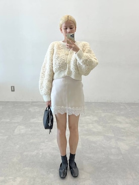 「eL（エル）のアイテム」を使った、古屋美咲さん（レディース・167cm）の秋コーディネート