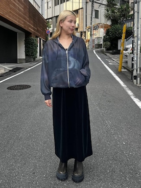 「アイテム（スカート）」を使った、古屋美咲さん（レディース・167cm・30代）の秋コーディネート