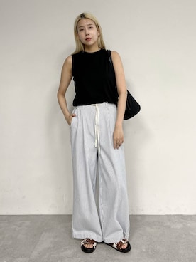 古屋美咲さん(レディース・167cm)の夏コーディネート