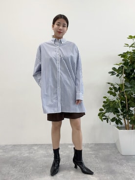 古屋美咲さん(レディース・166cm)の春コーディネート