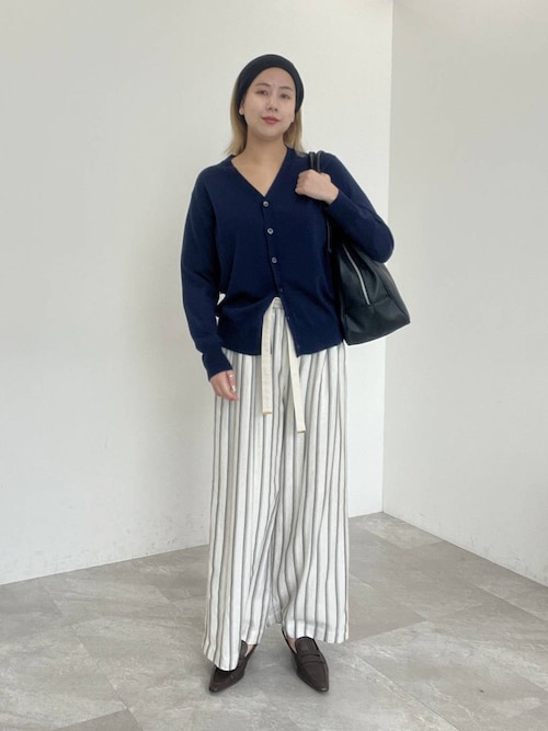 セール】【eL】12G Comfort V Cardigan/306728（カーディガン