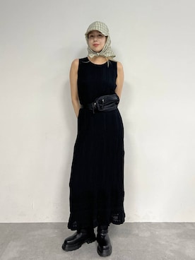 「JEANASIS（ジーナシス）のアイテム」を使った、古屋美咲さん（レディース・167cm）の夏コーディネート