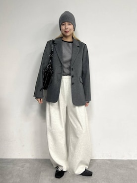 古屋美咲さん(レディース・167cm)の秋コーディネート