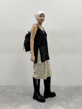 古屋美咲さん(レディース・167cm)の夏コーディネート