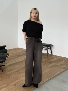 古屋美咲さん（レディース・167cm）の春コーディネート