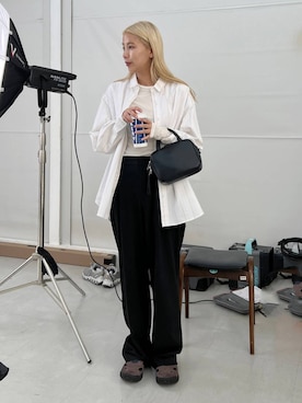 「eL（エル）のアイテム」を使った、古屋美咲さん（レディース・167cm）の秋コーディネート
