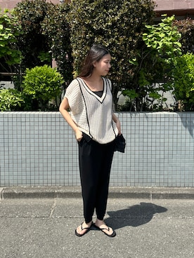 古屋美咲さん（レディース・167cm）の春コーディネート