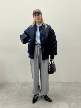 「アイテム（ジャケット/アウター）」を使った、古屋美咲さん（レディース・167cm・30代）の秋コーディネート