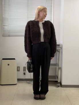 「eL（エル）のアイテム」を使った、古屋美咲さん（レディース・167cm）の秋コーディネート