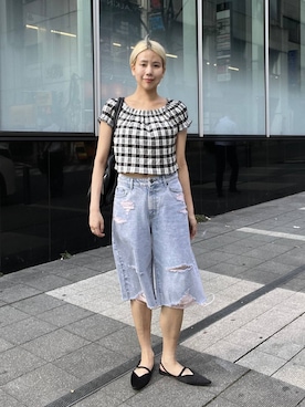 古屋美咲さん(レディース・167cm)の春コーディネート