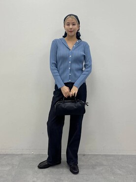 「アイテム（リング）」を使った、古屋美咲さん（レディース・167cm・30代）の冬コーディネート