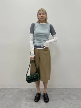 「eL（エル）のアイテム」を使った、古屋美咲さん（レディース・167cm）の冬コーディネート