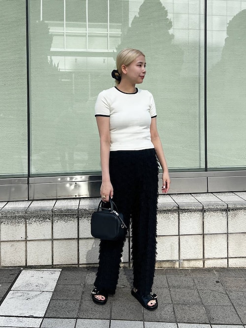 セール】【eL】12G Fringe Knit Pants/328287（その他パンツ