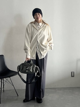 古屋美咲さん（レディース・167cm）の冬コーディネート