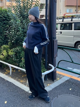 古屋美咲さん（レディース・167cm）の冬コーディネート