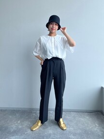 専用1 JEANASIS（ジーナシス）の「BIGカラーステッチシャツSS/156684