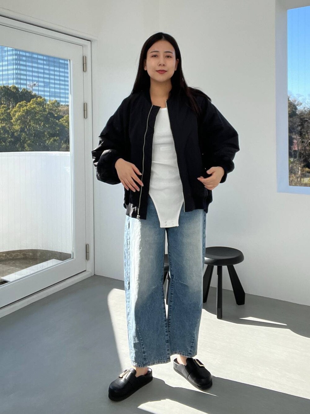 古屋美咲(JEANASIS 本部)｜eLのデニムパンツを使ったコーディネート - WEAR