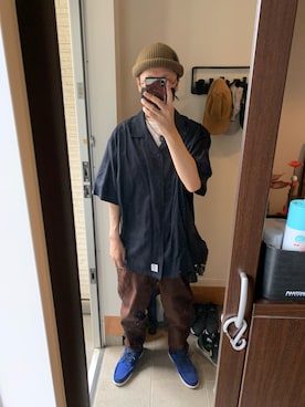 「Back Channel（バックチャンネル）のアイテム（帽子）」を使った、FULLMoon1212!さん（メンズ・173cm）の夏コーディネート