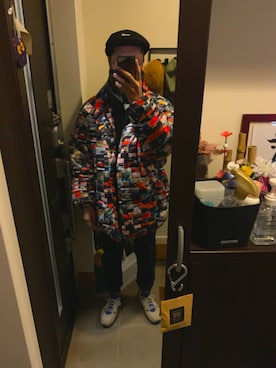 「Back Channel（バックチャンネル）のアイテム（パンツ）」を使った、FULLMoon1212!さん（メンズ・173cm）の冬コーディネート