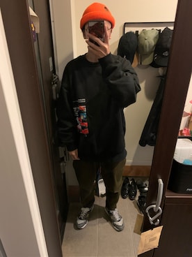 「Back Channel（バックチャンネル）のアイテム（帽子）」を使った、FULLMoon1212!さん（メンズ・173cm）の秋コーディネート