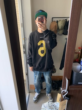 「Back Channel（バックチャンネル）のアイテム（ハンチング/ベレー帽）」を使った、FULLMoon1212!さん（メンズ・173cm）の秋コーディネート