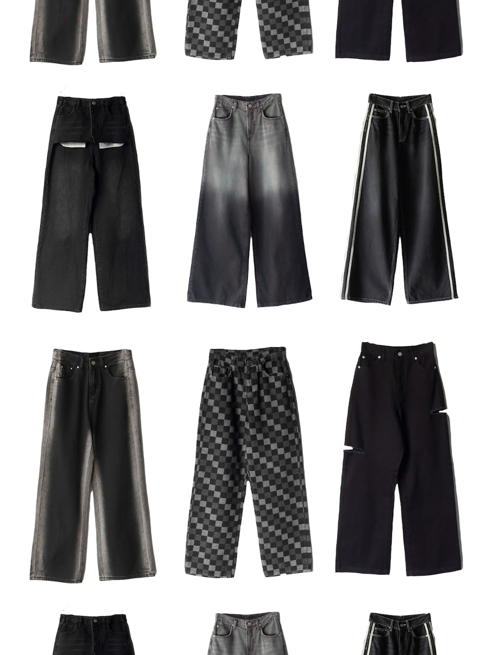 ブラック系のデニムパンツ、ブラック系のデニムパンツ、ブラック系のデニムパンツを着用したレディースの冬コーディネートの1枚目の写真