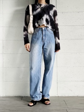 「ANOTHERYOUTH（アナザーユース）のアイテム」を使った、honoさん（レディース・154cm）の夏コーディネート