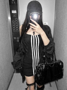 「Chrome Hearts」｜honoさん（レディース・154cm）の春コーディネート