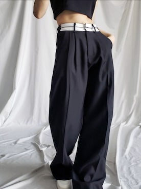 「韓国」｜「アイテム（セットアップ）」を使った、honoさん（レディース・154cm）の春コーディネート