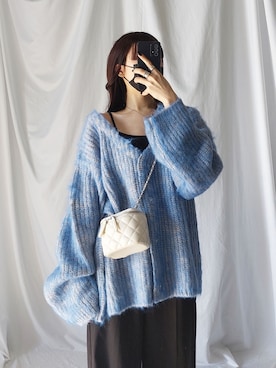 「Vネック」｜honoさん（レディース・154cm）の秋コーディネート