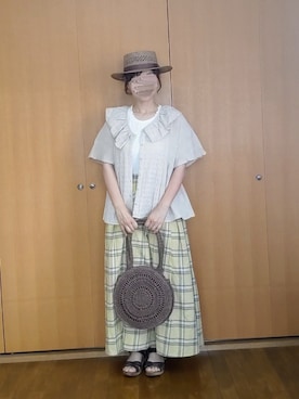 「EXPERT（エキスパート）のアイテム」を使った、とんピン♪さん（レディース・158cm）の夏コーディネート