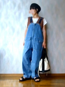 「Java（ジャバ）のアイテム」を使った、とんピン♪さん（レディース・158cm）の夏コーディネート
