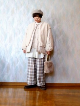 とんピン♪さん（レディース・158cm）の冬コーディネート