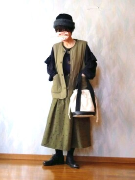 とんピン♪さん（レディース・158cm）の秋コーディネート