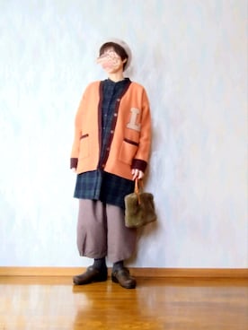 とんピン♪さん（レディース・158cm）の冬コーディネート