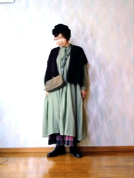 「CLEDRAN（クレドラン）のアイテム」を使った、とんピン♪さん（レディース・158cm）の冬コーディネート