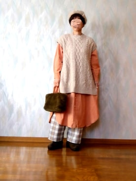 とんピン♪さん（レディース・158cm）の冬コーディネート