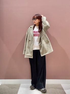 「ITEMS URBANRESEARCH（アイテムズ アーバンリサーチ）のアイテム」を使った、aonoさん（レディース・157cm）の秋コーディネート
