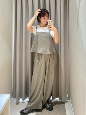 「ITEMS URBANRESEARCH（アイテムズ アーバンリサーチ）のアイテム」を使った、aonoさん（レディース・157cm）の春コーディネート