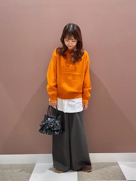 「RODE SKO（ロデスコ）のアイテム」を使った、aonoさん（レディース・157cm）の秋コーディネート