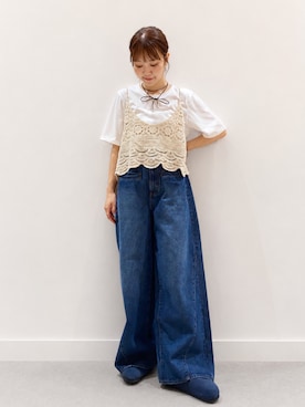 「KBF（ケイビーエフ）のアイテム」を使った、aonoさん（レディース・157cm）の夏コーディネート
