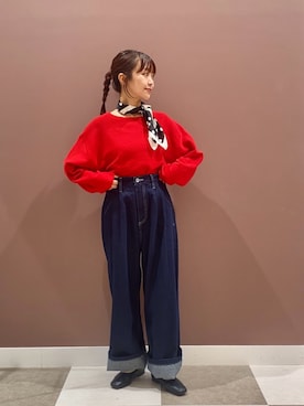 「アイテム（財布/小物）」を使った、aonoさん（レディース・157cm）の秋コーディネート