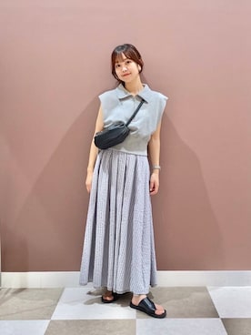 「KBF（ケイビーエフ）のアイテム」を使った、aonoさん（レディース・157cm）の夏コーディネート