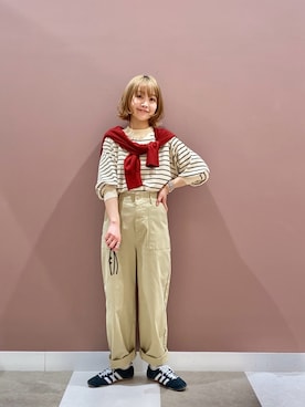 「かぐれ（カグレ）のアイテム」を使った、aonoさん（レディース・157cm）の春コーディネート